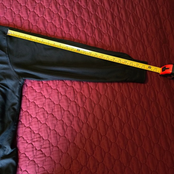 BREAKWATER Men's Black on Black Stripes long-sleeved button-up shirt Size Med - Picture 9 of 9